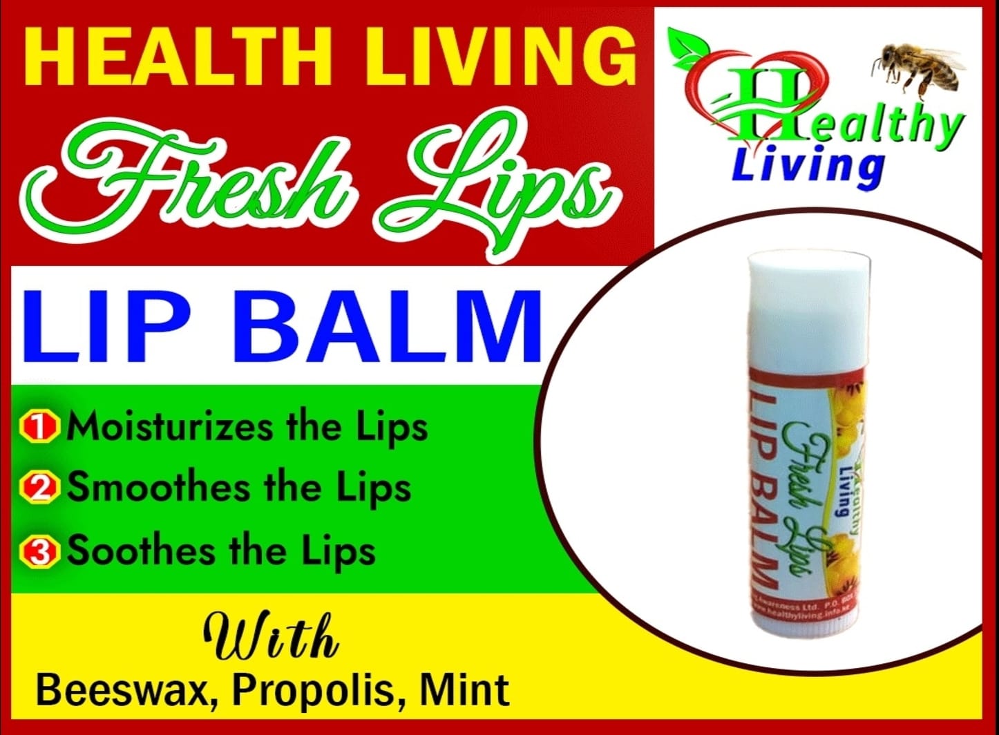 HLA Fresh Lips Healthy Living Lip Balm – Deep Hydration & Smooth Finish - Image 4