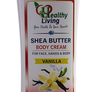 Healthy Living Vanilla Shea Butter Body Cream – Face, Hands & Body (200ml)