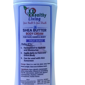 Healthy Living Shea Butter Body Cream in Fruit Burst.(200ml)